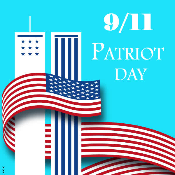 Postcard patriot day