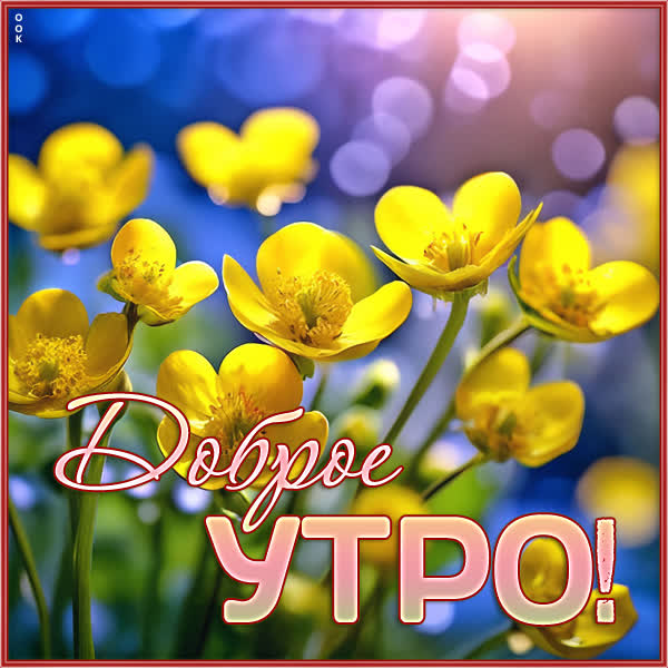 Picture прекрасная открытка доброе утро