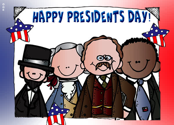 Postcard presidents day