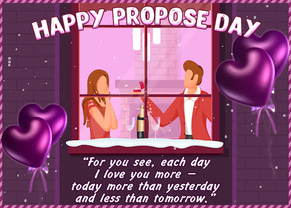 Picture propose day