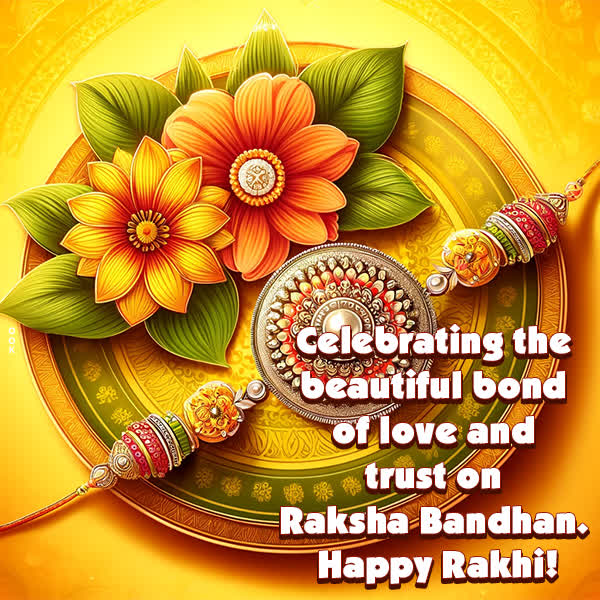 Postcard raksha bandhan