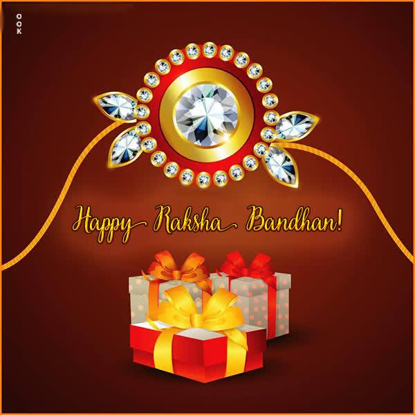 Postcard raksha bandhan (rakhi)