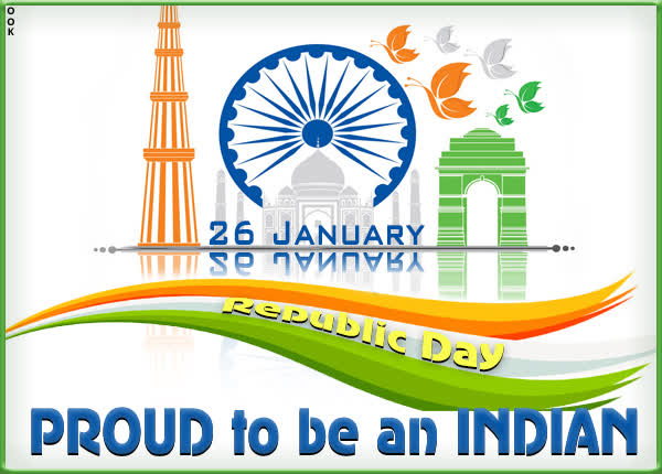 Postcard republic day