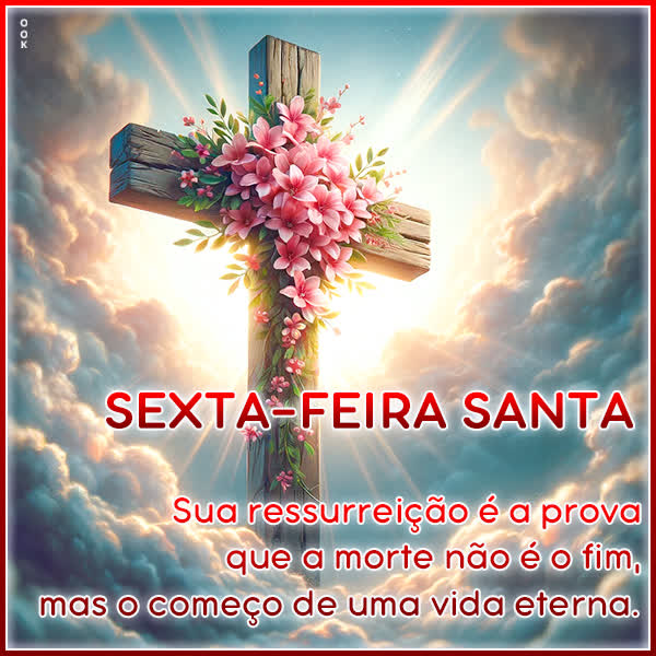 Postcard sexta-feira santa