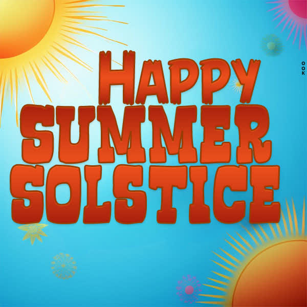 Postcard summer solstice