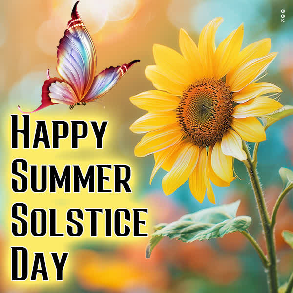 Postcard summer solstice