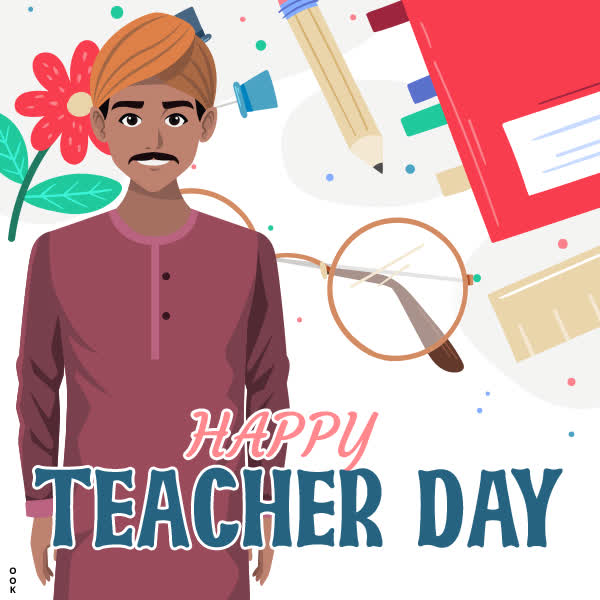 Postcard teachers' day