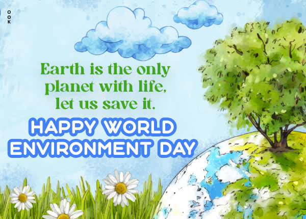 Postcard world environment day