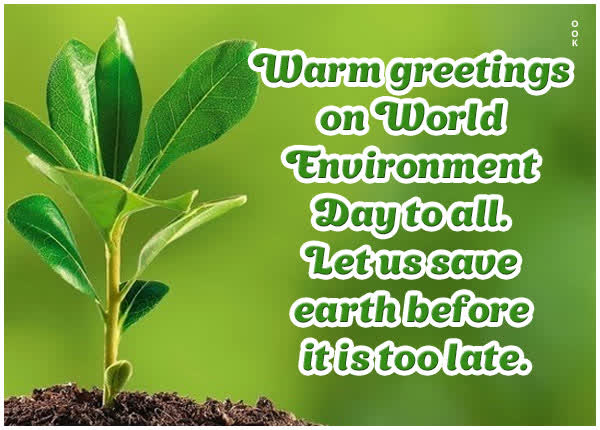 Postcard world environment day