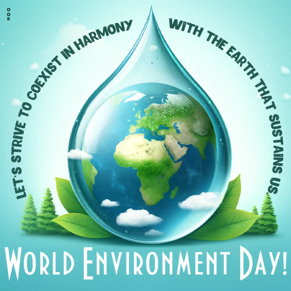 Postcard world environment day