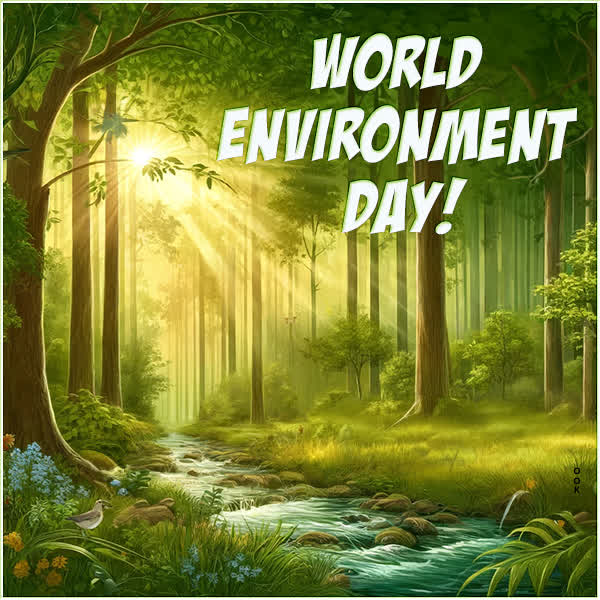 Postcard world environment day