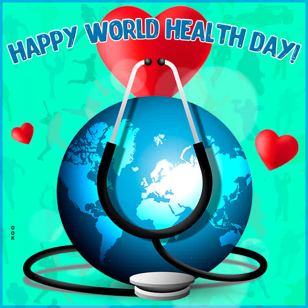 Postcard world health day