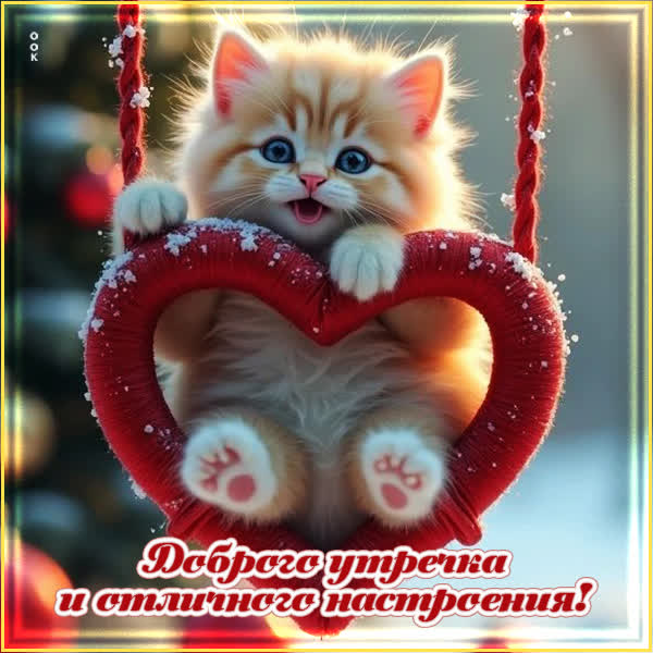 Picture зимний рассвет и радость открытка доброе утро