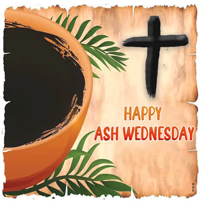 Postcard ash wednesday