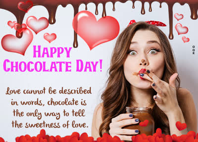 Postcard chocolate day