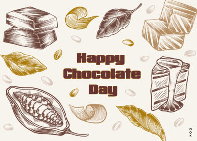 Postcard chocolate day