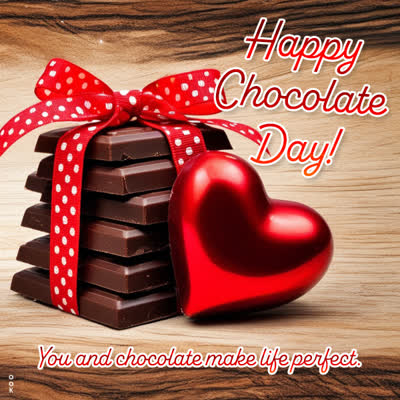 Postcard chocolate day