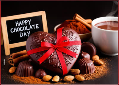 Postcard chocolate day