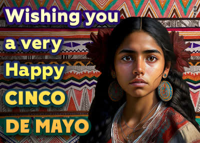 Postcard cinco de mayo