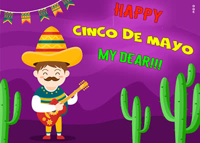 Postcard cinco de mayo