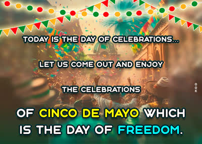 Postcard cinco de mayo