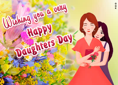 Postcard daughters day