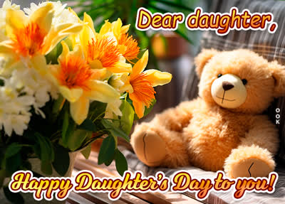 Postcard daughters day