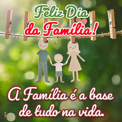 Postcard dia da família