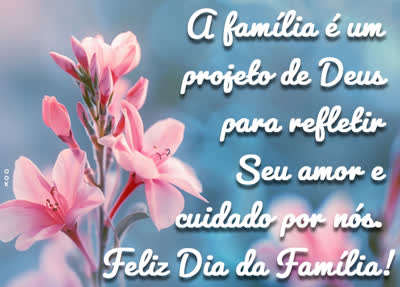 Postcard dia da família