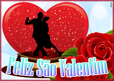 Postcard dia de são valentim