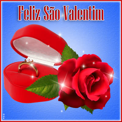 Postcard dia de são valentim