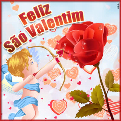 Postcard dia de são valentim