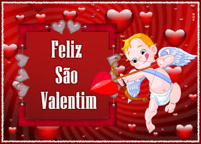 Postcard dia de são valentim