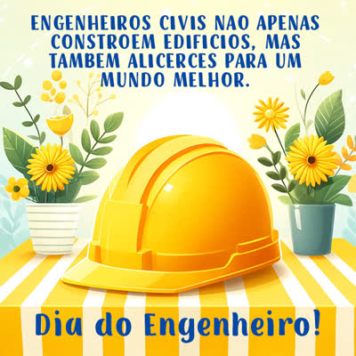 Postcard dia do engenheiro