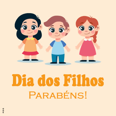 Postcard dia dos filhos