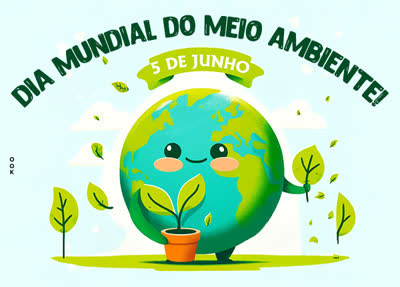 Postcard dia mundial do meio ambiente