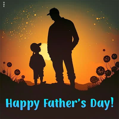 Postcard fathers day