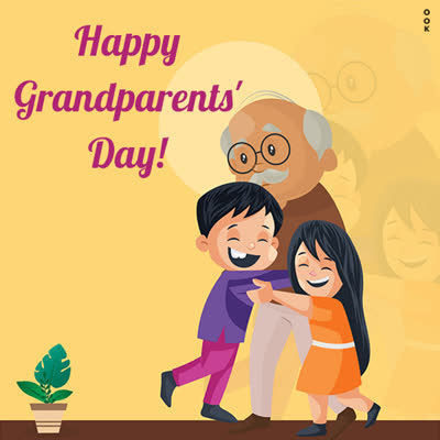 Postcard grandparents day