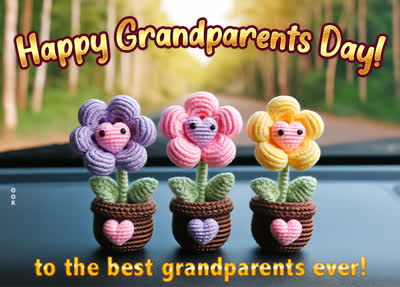 Postcard grandparents day