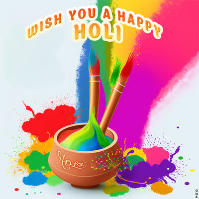 Postcard holi