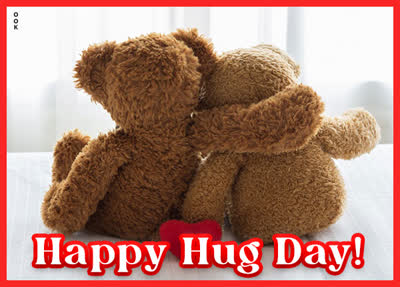 Postcard hug day