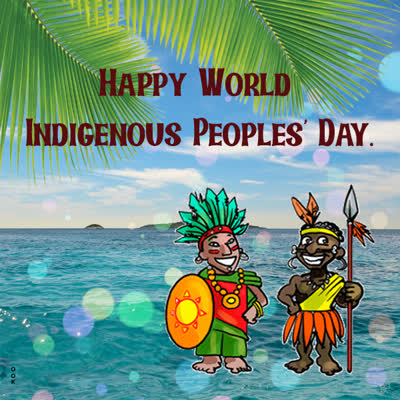 Postcard indigenous peoples day