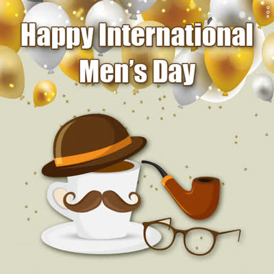 Postcard int'l men's day