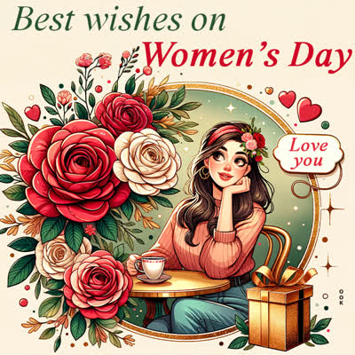 Postcard int'l. women's day