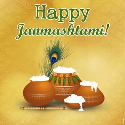 Postcard janmashtami