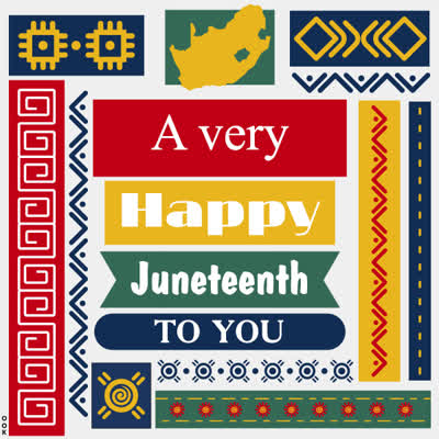 Postcard juneteenth