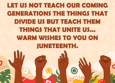 Postcard juneteenth