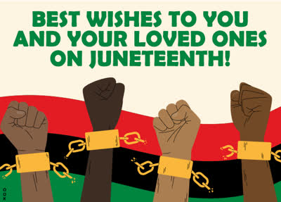 Postcard juneteenth