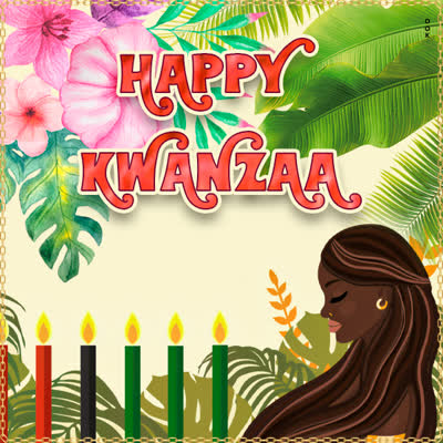 Postcard kwanzaa