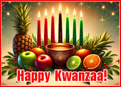 Postcard kwanzaa